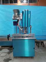 Fully automatic screwing lid machine with spring water drink screwup machine rotary turntable filling machine