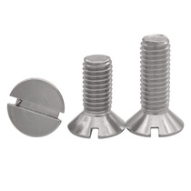M5M6M8M10 304 stainless steel GB68 DIN963 one-word slotted countersunk head screws 1-word flat head screws