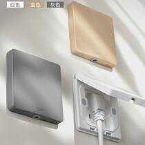 隐藏嵌入式隐形防水IP55内凹嵌式冰箱五孔86型面板