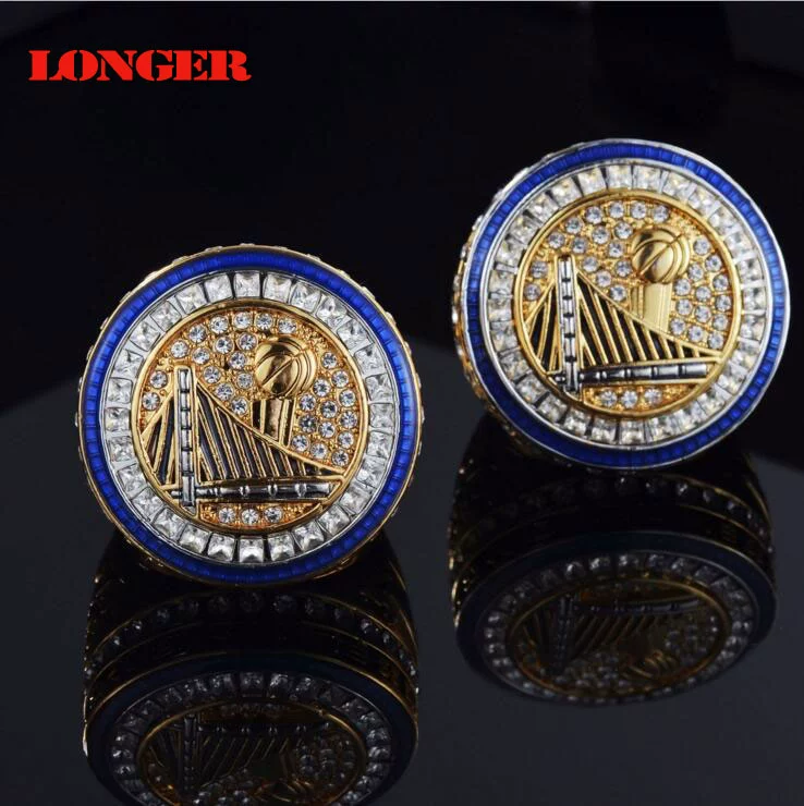 2016-2017 Curry Durant NBA Championship Ring Golden State Warriors Bộ sưu tập Trang sức nhẫn kỷ niệm nhẫn bạc