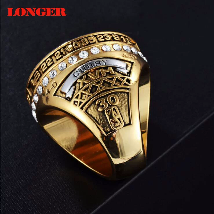 2016-2017 Curry Durant NBA Championship Ring Golden State Warriors Bộ sưu tập Trang sức nhẫn kỷ niệm