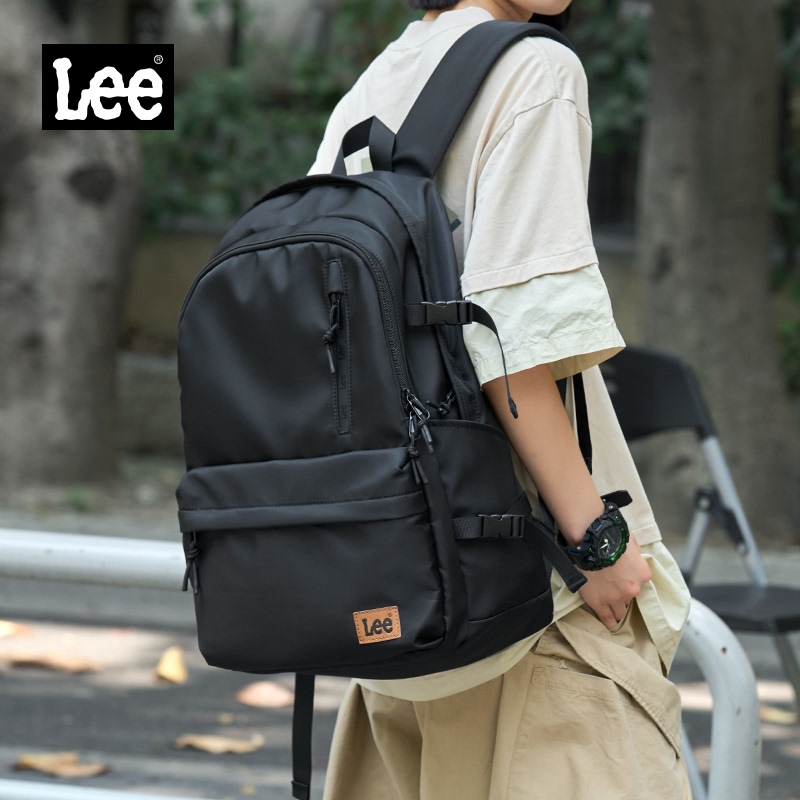 Lee High School College Student Backpack Men's Large Capacity Backpack Junior High School Computer Bag Outdoor Travel Lightweight Backpack Women