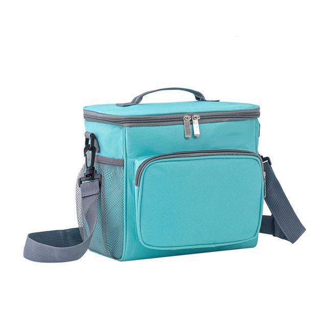 ຜູ້ຜະລິດຖົງໃສ່ຖົງຢາງພາລາສົດແບບກະເປົ໋າ Oxford cloth portable shoulder lunch bag lunch box bag outdoor picnic bag ice bag