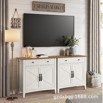 Cross-border customized hot-selling sideboards Side cabinets with storage cabinets and drawers Height-adjustable shelf storage cabinets