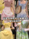 프랑스 레이스 삼각형 헤드 스카프 드레스 벨트와 허리 스카프 목가적 스타일 스카프 스커트와 함께 층