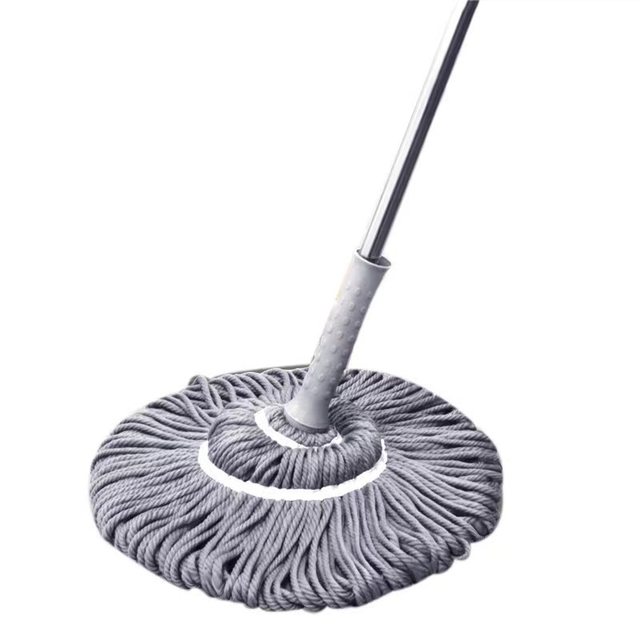 Hands-Free Rotating Wringing Mop, Absorbent Mop, Household Lazy Mop with Bucket, Replaceable Head, Commercial Use