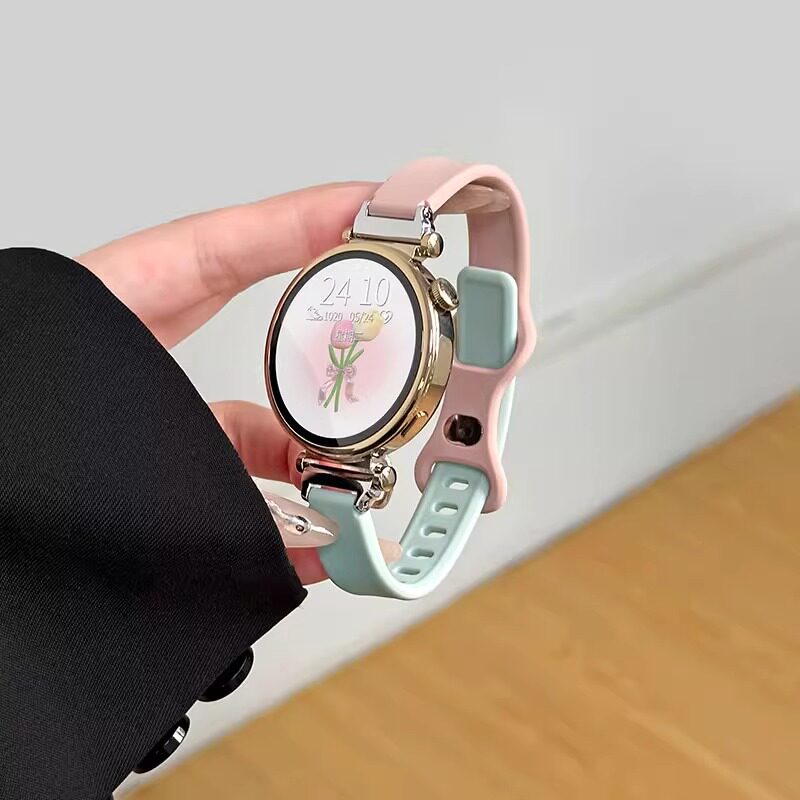 Смарт-браслет для наручных часов / ремешок 乌梅子酱适用华为手表表带gt3新款gt4硅胶gt2女生智能watch3/4pro运动手表带gt1女款夏荣耀gs3i/magic2数码