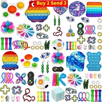 TOP 114 Fidget Toys Pack Anti Stress Toy Set Marble Relief
