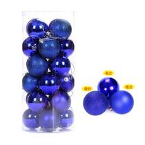 Christmas decoration bright light ball hanging ball shopping mall bar ceiling ceiling opening layout Christmas plastic ball