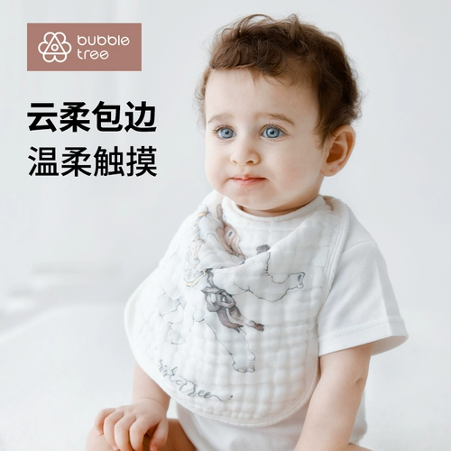 Детский слюнявчик для новорожденных, хлопковый носовой платок, марлевые влажные салфетки для умывания, полотенце