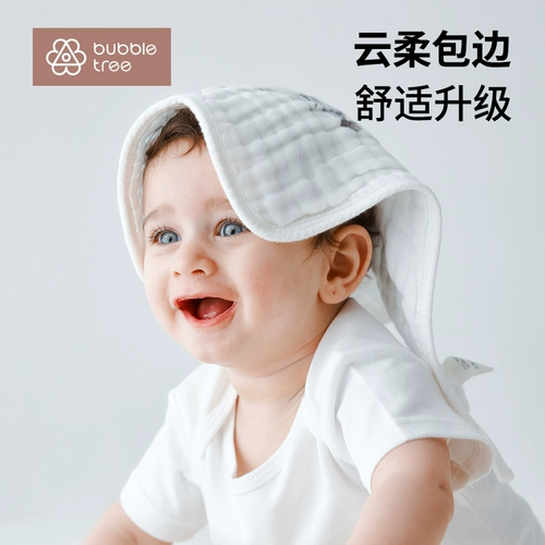 Детский слюнявчик для новорожденных, хлопковый носовой платок, марлевые влажные салфетки для умывания, полотенце