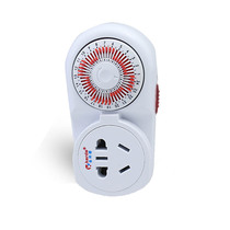 Jinkode fish tank timer intermittent switch socket mechanical timer for fish tank oxygenation