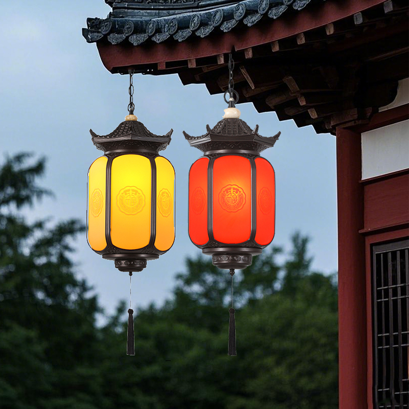 New Chinese-Style Outdoor Pendant Lights, Waterproof for Courtyards, Gardens, Pavilions, Eaves, Lanterns, Villas, Balconies, and Ancient Buildings New Chinese-Style Outdoor Pendant Lights, Waterproof for Courtyards, Gardens, Pavilions, Eaves, Lanterns, Villas, Balconies, and Ancient Buildings