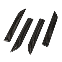 Suitable for tesla Tesla model x real carbon fiber door handle exterior door handle decorative strip door handle protective cover