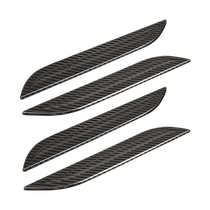 Suitable for tesla Tesla model s real carbon fiber door handle exterior door handle decorative strip door handle protective cover