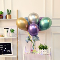 50 металлических цветных баллонных стержней