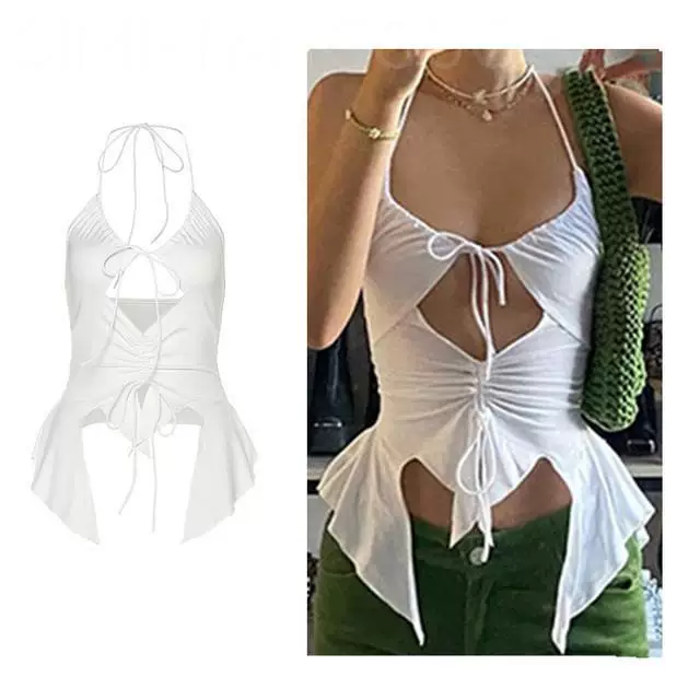 ЧЕРНЫЙ КОРСЕТ ТОП сексуальная готическая одежда spaghetti strap Crop to