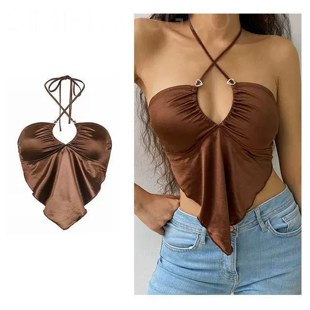 ЧЕРНЫЙ КОРСЕТ ТОП сексуальная готическая одежда spaghetti strap Crop to