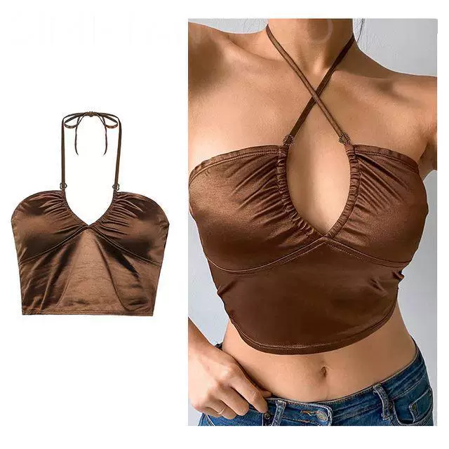 ЧЕРНЫЙ КОРСЕТ ТОП сексуальная готическая одежда spaghetti strap Crop to