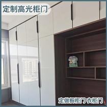 Customized high-gloss door panels for cabinet doors and wardrobe door panels Customized light luxury high-gloss European pine board kitchen cabinet doors