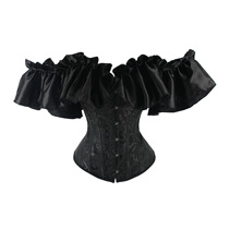 European-style celebrity wedding vest corset palace shapewear straps gathered waist corset retro large size underwear