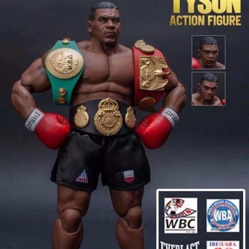 Boxing Champion Mike Tyson Three-Head Sculpted Action Figure with Movable Joints Boxing Champion Mike Tyson Three-Head Sculpted Action Figure with Movable Joints