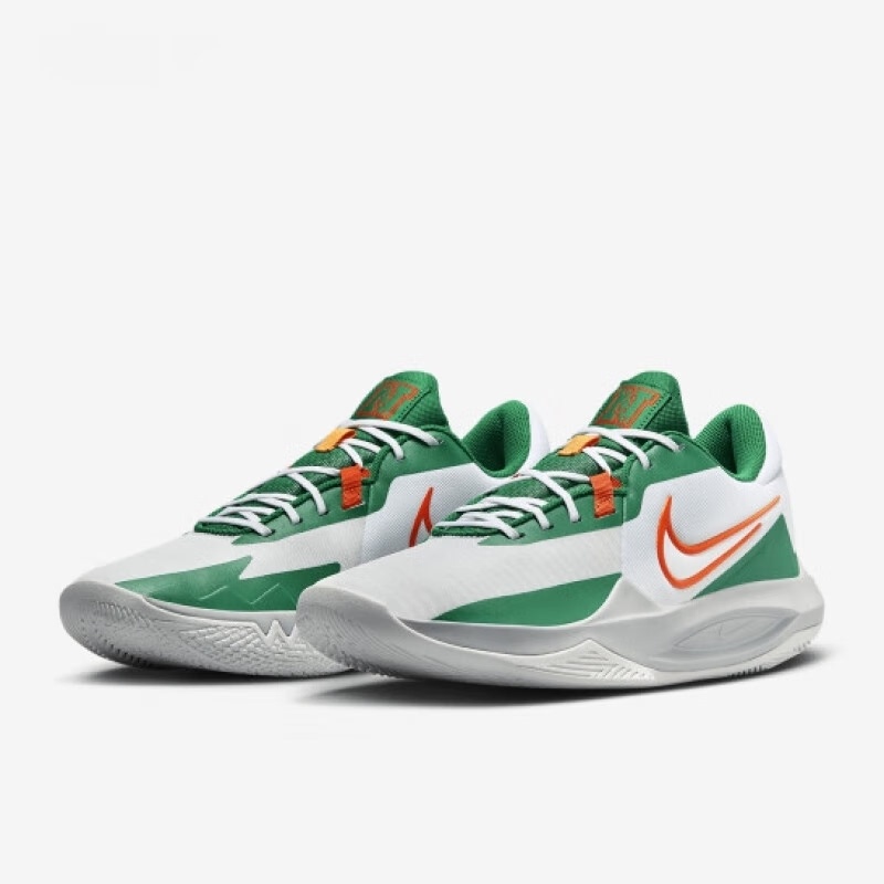 Nike Men's Precision 6 Comfortable Versatile Cushioning Wear-Resistant Low-Top Basketball Shoes Dd9535-103