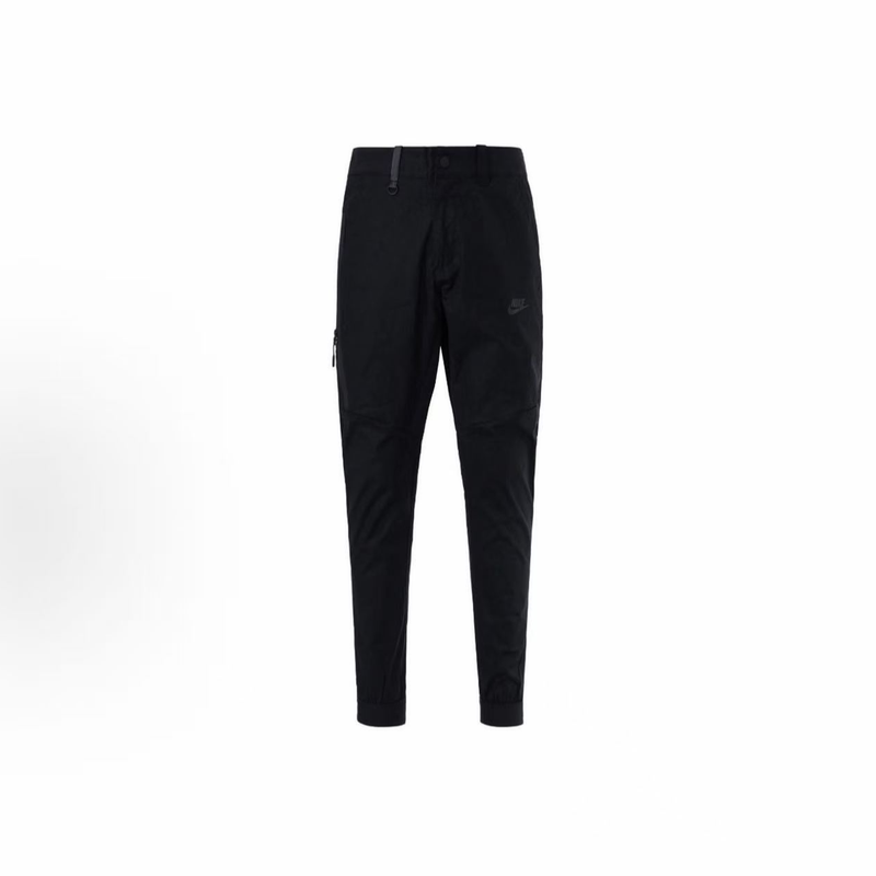 Nike Woven Solid Color Breathable Running Pants, Workwear-Style Knit Sports Pants 823364-010