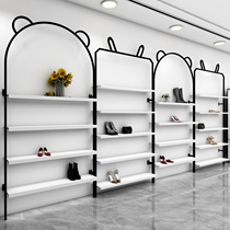 Cartoon special-shaped shoe store shoe rack for boys and girls shoes shelf bag shoe display rack shop decoration design drawing shoe display rack
