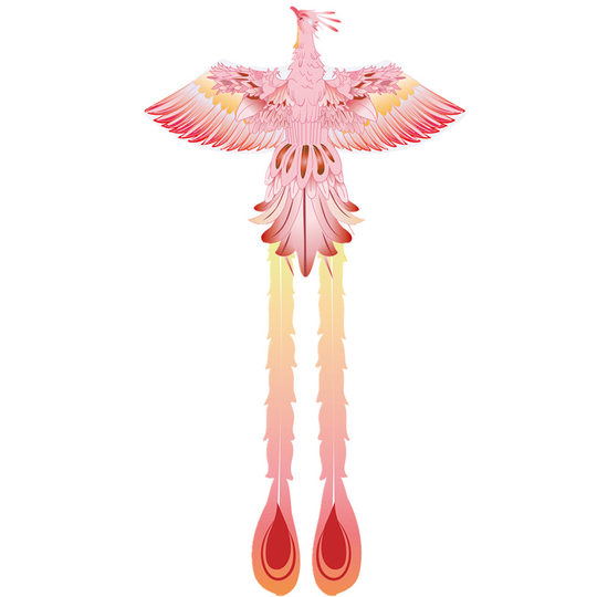 Large, Extra-Large Kite with a Chinese Style Phoenix Design, Easy to Fly in Light Breeze, 2025 New Model, High-End and Aesthetically Pleasing, Specifically for Adults