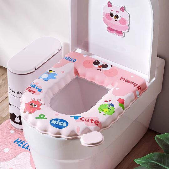 马桶坐垫2025新款防水马桶垫四季通用粘贴式马桶贴家用坐便器垫圈