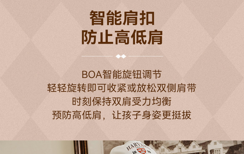 Ранец fila斐乐儿童书包2025年秋季新款男女中大童蝶翼一到六年级双肩包