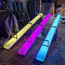 Yunnan luminous seesaw square park activity props parent-child interactive amusement dual multi-person Internet celebrity seesaw