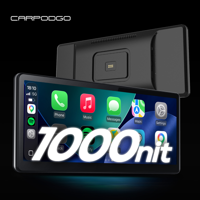 Carpodgo T4 Wireless Carplay Portable Screen Car-Mounted Linux Smart Screen Universal for Tesla Carpodgo T4 Wireless Carplay Portable Screen Car-Mounted Linux Smart Screen Universal for Tesla
