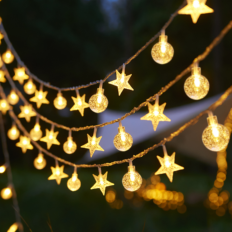 Outdoor Solar String Lights, Flashing Lights, Starry Sky Lights, Camping Tent Atmosphere Lights, Stall Night Market Star Lights Outdoor Solar String Lights, Flashing Lights, Starry Sky Lights, Camping Tent Atmosphere Lights, Stall Night Market Star Lights
