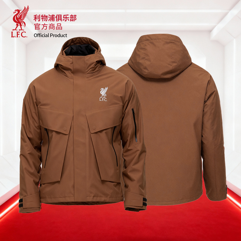 [Official Authentic Product] Liverpool Football Club |   Autumn Outdoor Casual Jacket Brown Men's and Women's Jackets