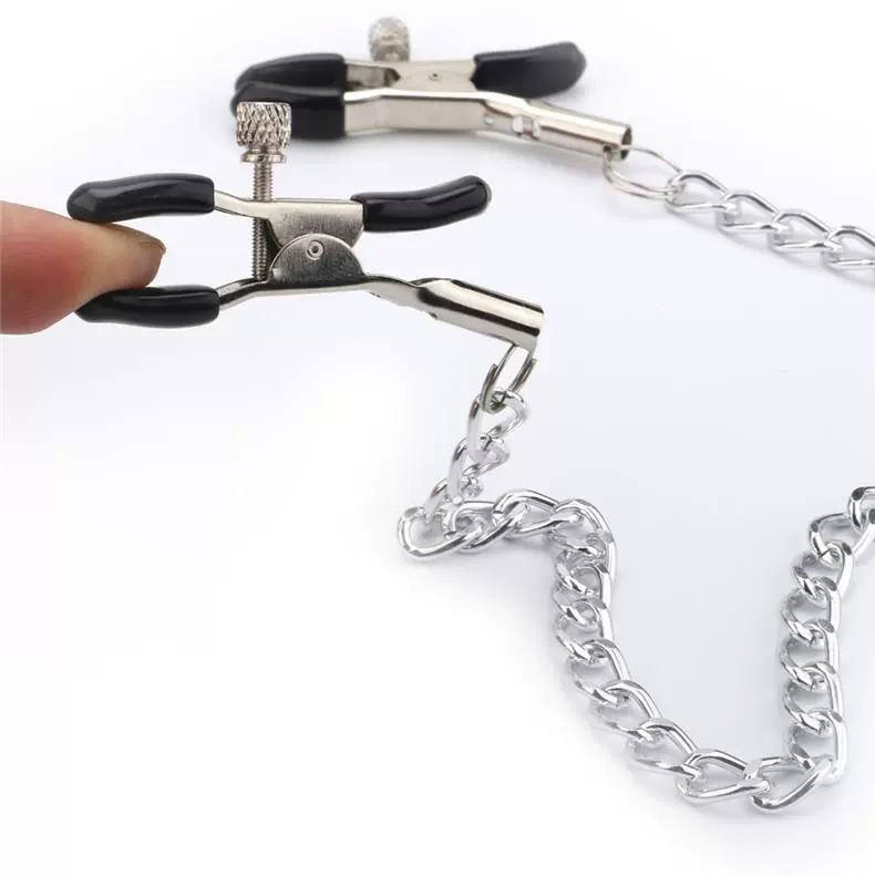 Đồ chơi tình dục người lớn, đồ chơi tán tỉnh, kẹp núm vú bằng kim loại, chuông dây xích, núm vú, kẹp núm vú nữ, dụng cụ kích thích và tập luyện Kẹp đầu ti cho nam kẹp vú chất lượng giá tốt