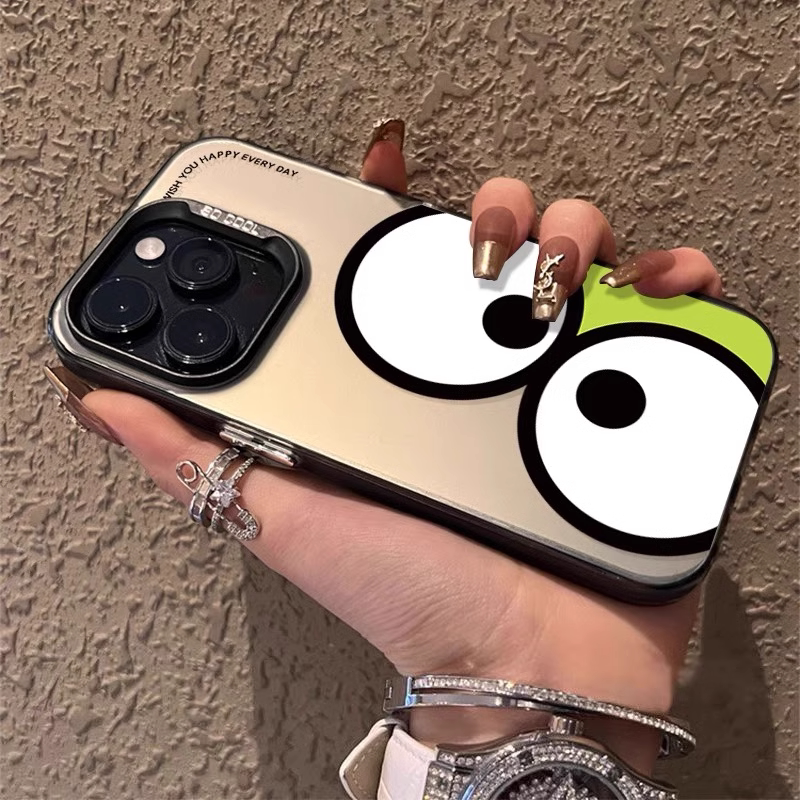 Suitable for Apple 15 Pro Phone Case, New Model iPhone 14 Pro Max Quirky Frog 13 Silicone Anti-Drop 12 Cartoon Cute Female Internet Celebrity 11 Creative Xsmax High-End Full Coverage Trendy