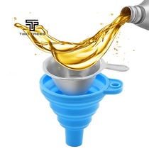 3D printer filter photosensitive resin foldable silicone funnel stainless steel LCD DLP light curing tool