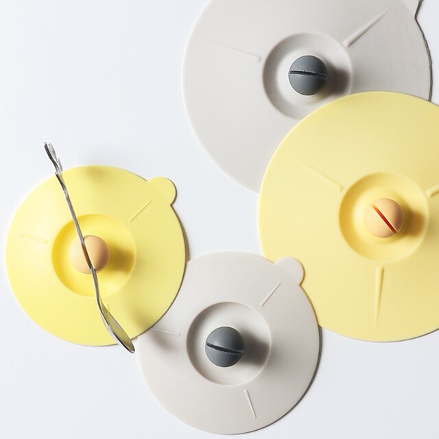 Japanese Imported Mujie Round Silicone Cup Lid, Universal Ceramic Cup Lid, Sold Separately, Glass Cup Tea Cup Accessories