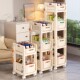 German Imported Small Trolley Storage Rack, Multi-Layer Storage Rack, High-Looking Mobile Kitchen Snack Rack, Baby Toy Rack