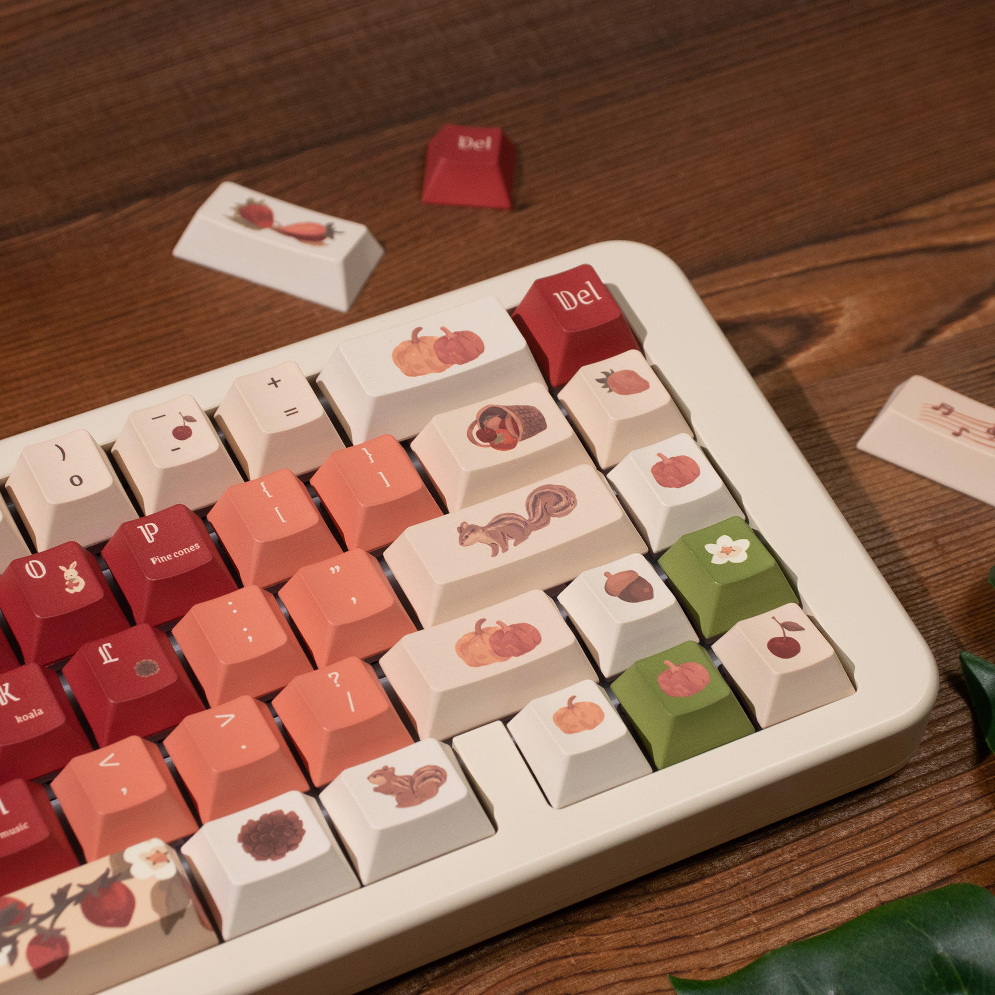 Deer in the Deep Forest novelty keycaps