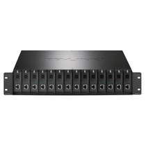 Special rack for TL-FC1420 dual power supply 14 trough fiber transceiver