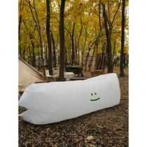 High-end Vanilla Mountain Relaxation Lying Original Design Air Sofa Inflatable Portable Picnic Camping Air Bed Lunch Break
