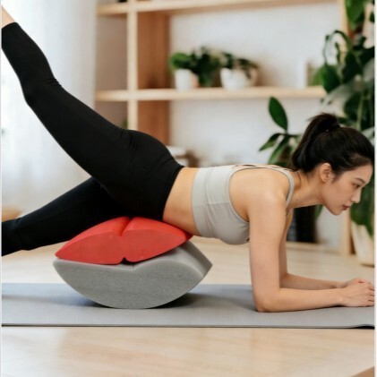 Lip-Shaped Balancer Eva Material Yoga Cloud Swing Device Pilates Hip Lift Butt Lift Leg Beauty Exercise Trainer