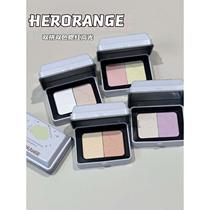 Dual-color blush high-gloss contour three-in-one expanding color shrinking color natural nude makeup pure desire milk mist powder rouge