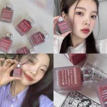 INS YouTube blogger small square bottle light and non-sticky water gloss lip glaze mirror glass lip niche whitening lip gloss