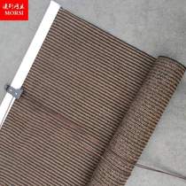 Sun-proof glass balcony waterproof perforated sunshade] rain-proof roller blind and heat-insulating curtain to cool down without lifting and translucent