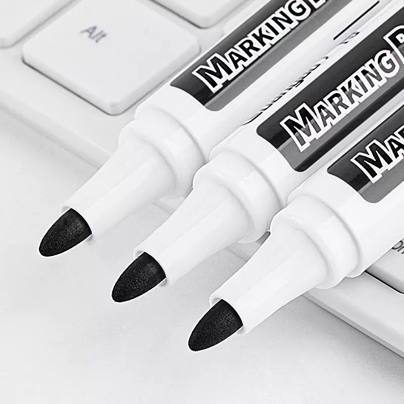 广博 Special black oil -based coarse head marker pen -proof oil -proof no color tag number large header large pens, black, blue -red three -color optional large -capacity Mark big head speed dry 3114