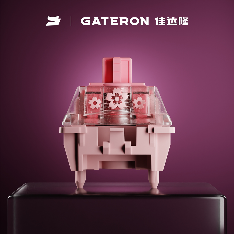 Gateron New Product Sakura Magnetic Switch, Sealed Structure, Hifi Sound Gateron New Product Sakura Magnetic Switch, Sealed Structure, Hifi Sound